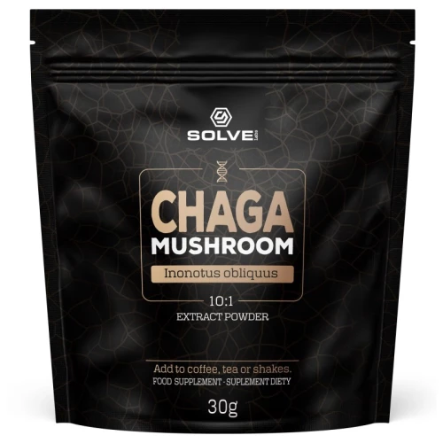 Solve Labs - CHAGA 10:1 MUSHROOM POWDER Solve Labs - CHAGA 10:1 MUSHROOM POWDER